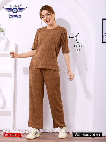 Vol 20070 A Grab It Imported Co Ord Set Wholesaler Ahmedabad
