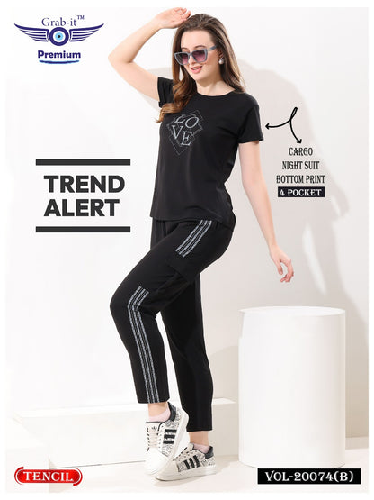 Vol 20074 B Cargo Grab It Tencil Pyjama Night Suits Supplier