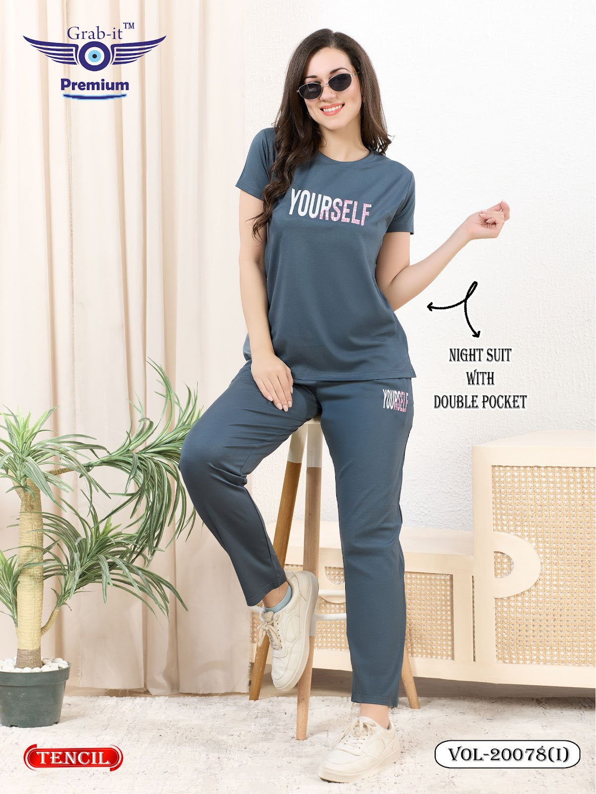 Vol 20078 I Grab It Pyjama Night Suits Supplier Gujarat