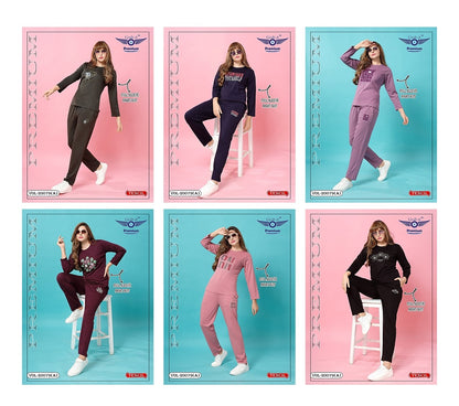 Vol 20079 A Grab It Tencil Full Sleeve Night Suits Wholesale Rate