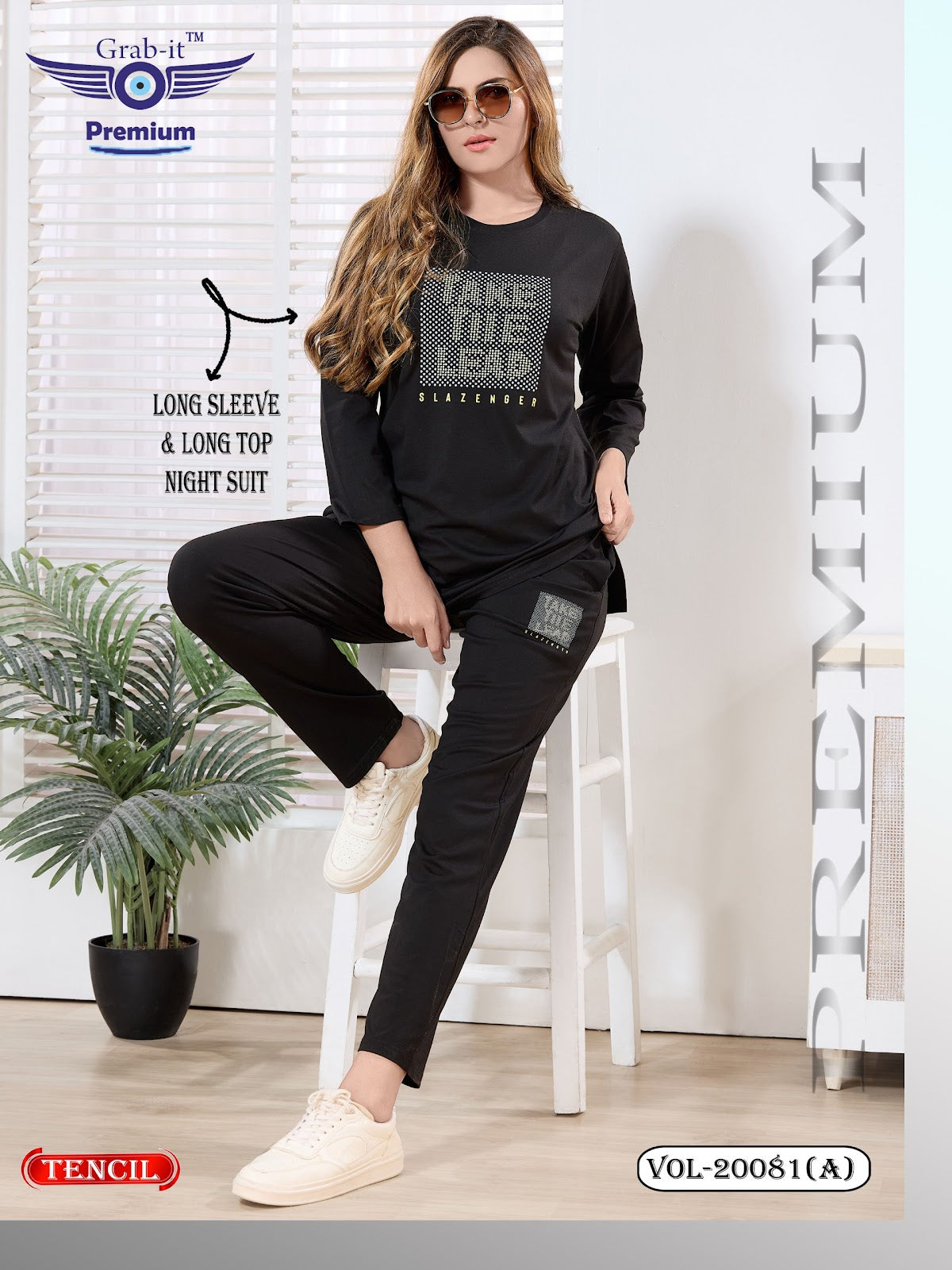 Vol 20081 A Grab It Tencil Full Sleeve Night Suits Manufacturer Ahmedabad