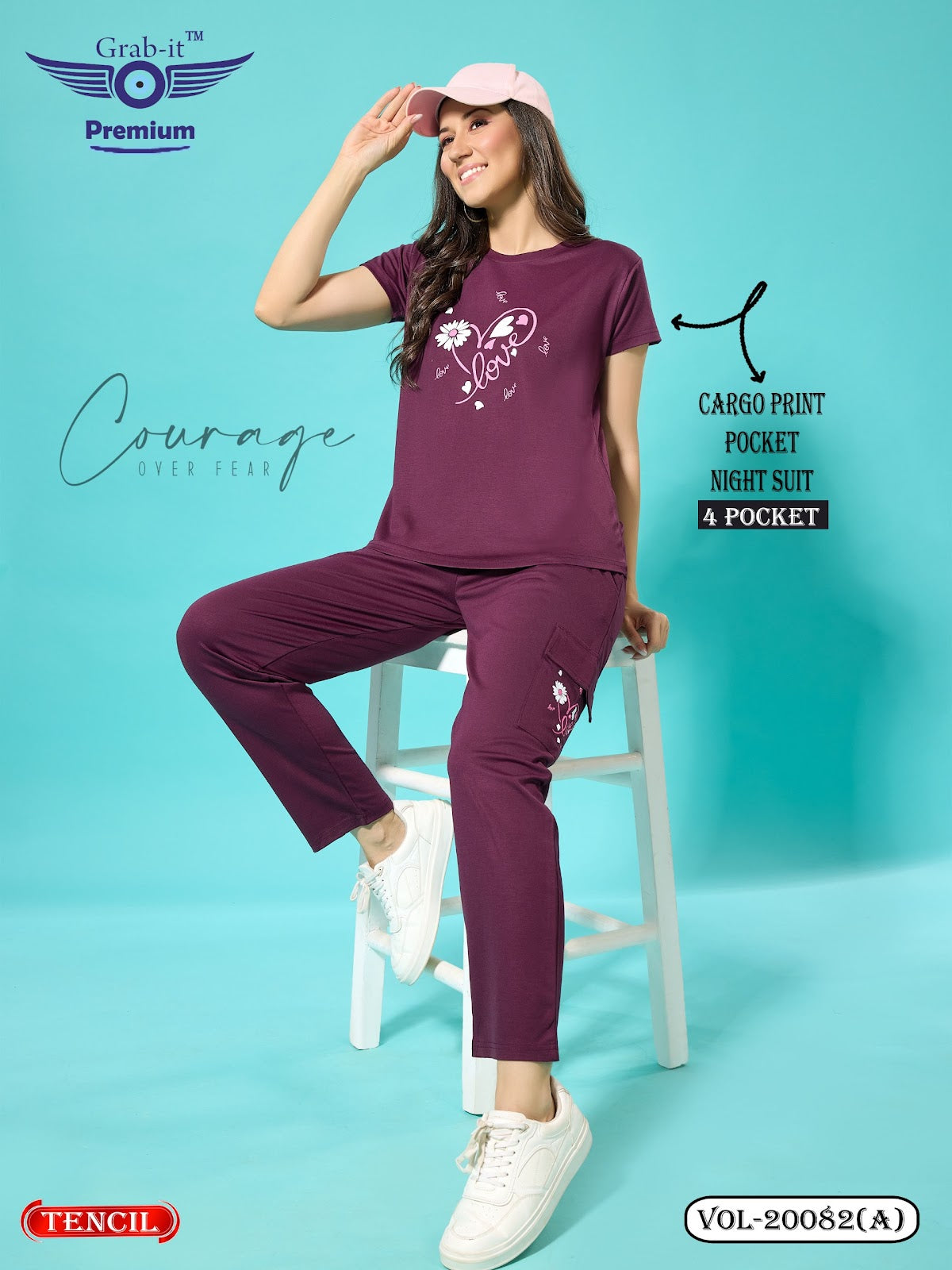 Vol 20082 A Cargo Grab It Pyjama Night Suits Wholesale