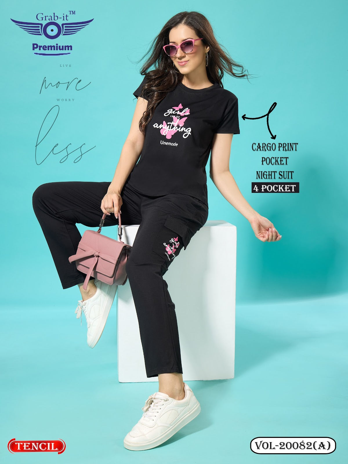 Vol 20082 A Cargo Grab It Pyjama Night Suits Wholesale