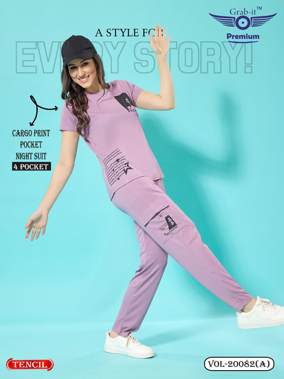 Vol 20082 A Cargo Grab It Pyjama Night Suits Wholesale