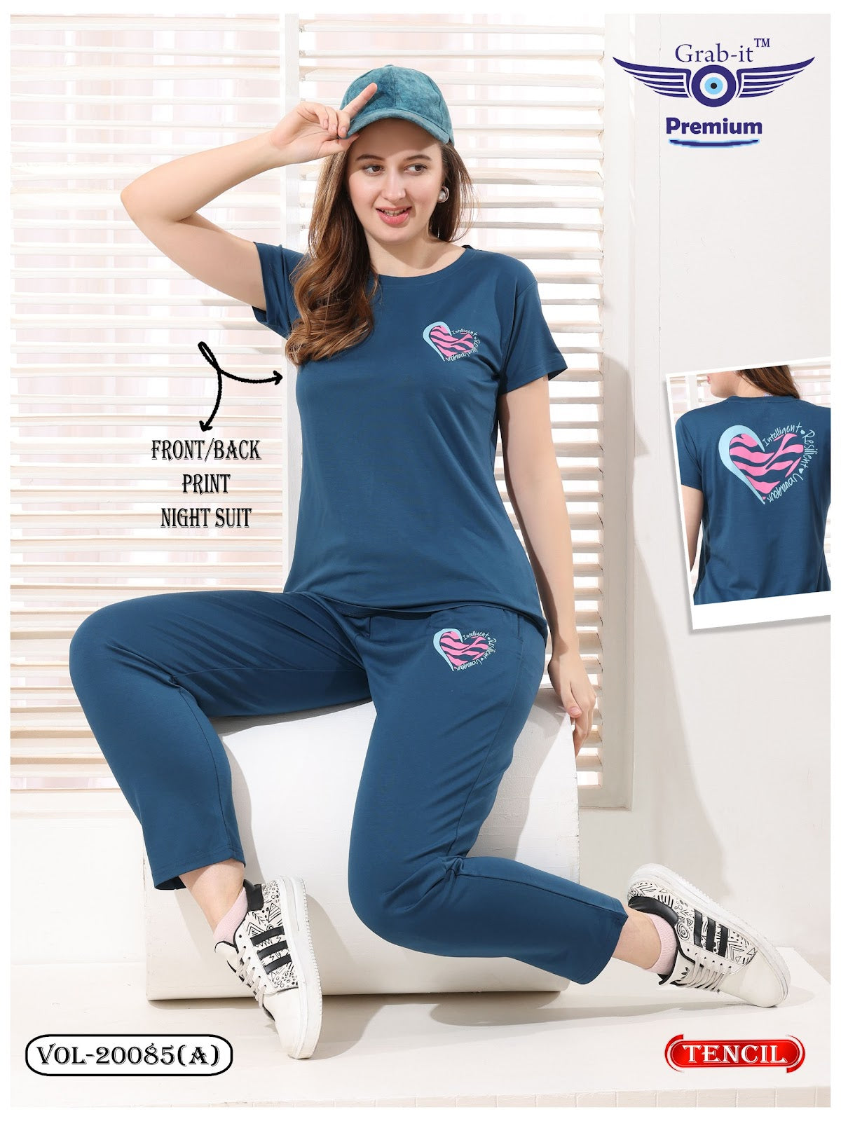 Vol 20085 A Grab It Tencil Pyjama Night Suits Exporter Ahmedabad