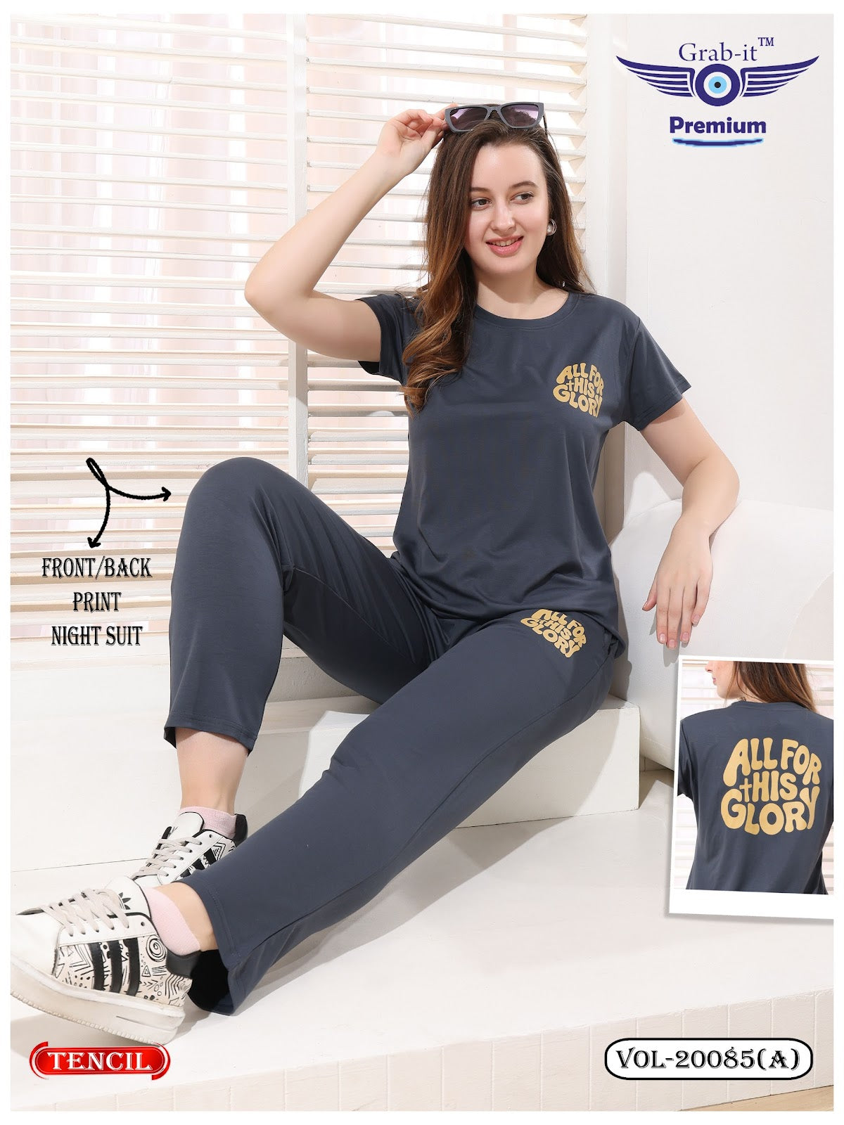 Vol 20085 A Grab It Tencil Pyjama Night Suits Exporter Ahmedabad