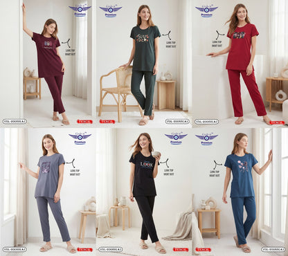 Vol 20088 A Grab It Tencil Kurta Night Suits Wholesale Rate