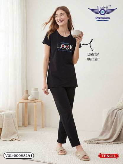 Vol 20088 A Grab It Tencil Kurta Night Suits Wholesale Rate