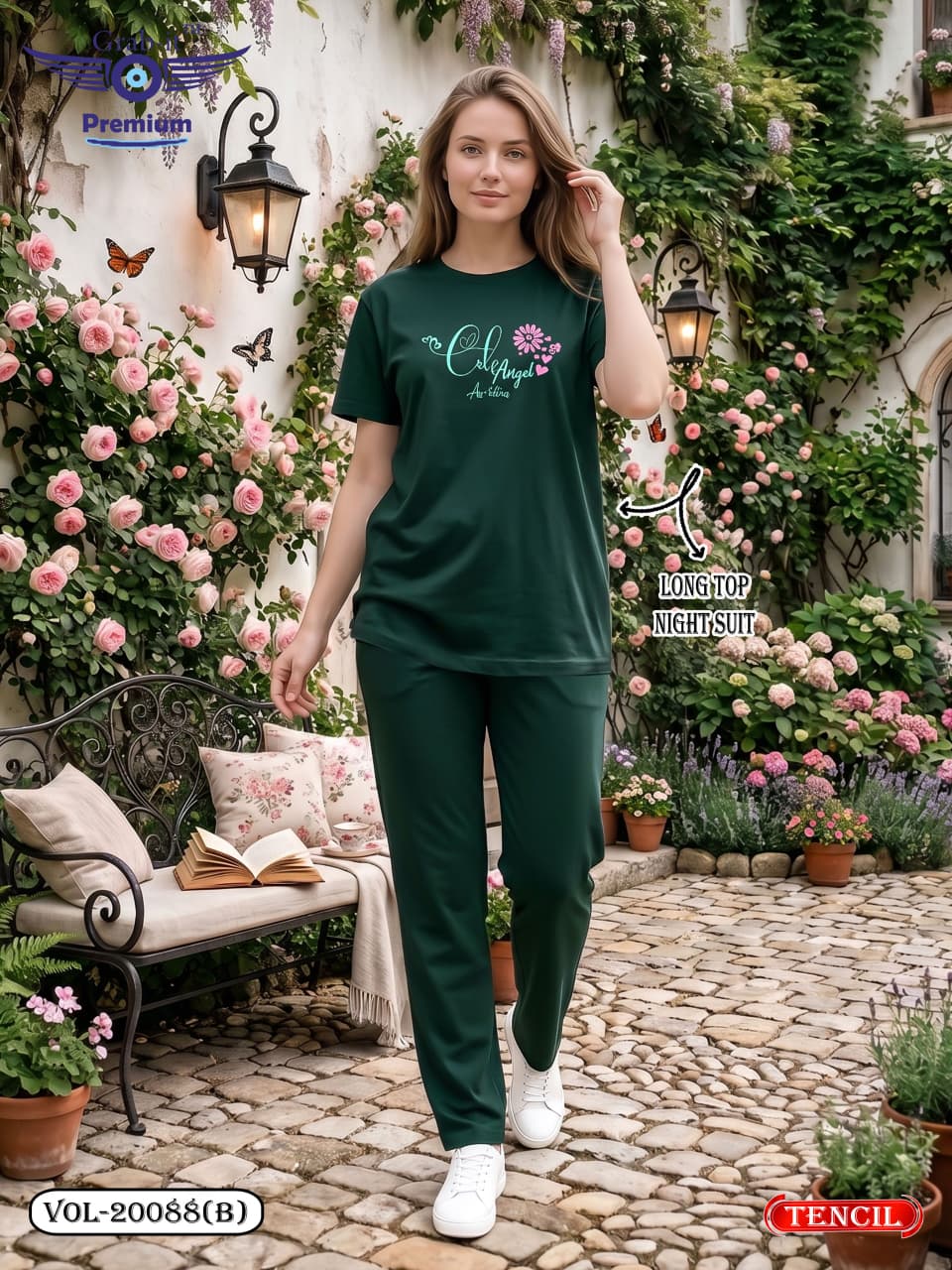 Vol 20088 B Grab It Tencil Kurta Night Suits Exporter