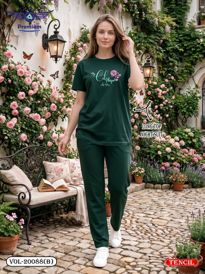 Vol 20088 B Grab It Tencil Kurta Night Suits Exporter