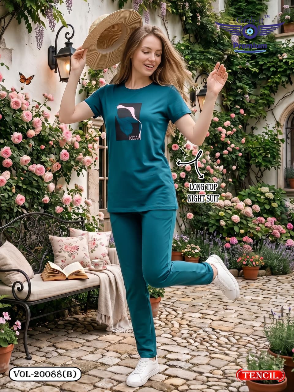 Vol 20088 B Grab It Tencil Kurta Night Suits Exporter