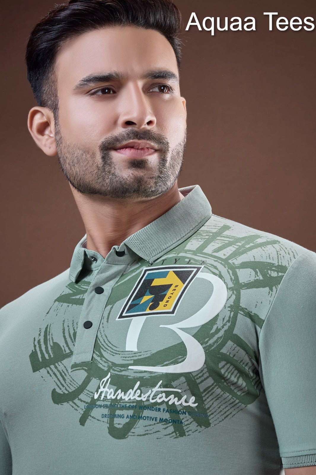 Vol 200 Aquaa Tees Tencil Lycra Mens Tshirts Exporter India