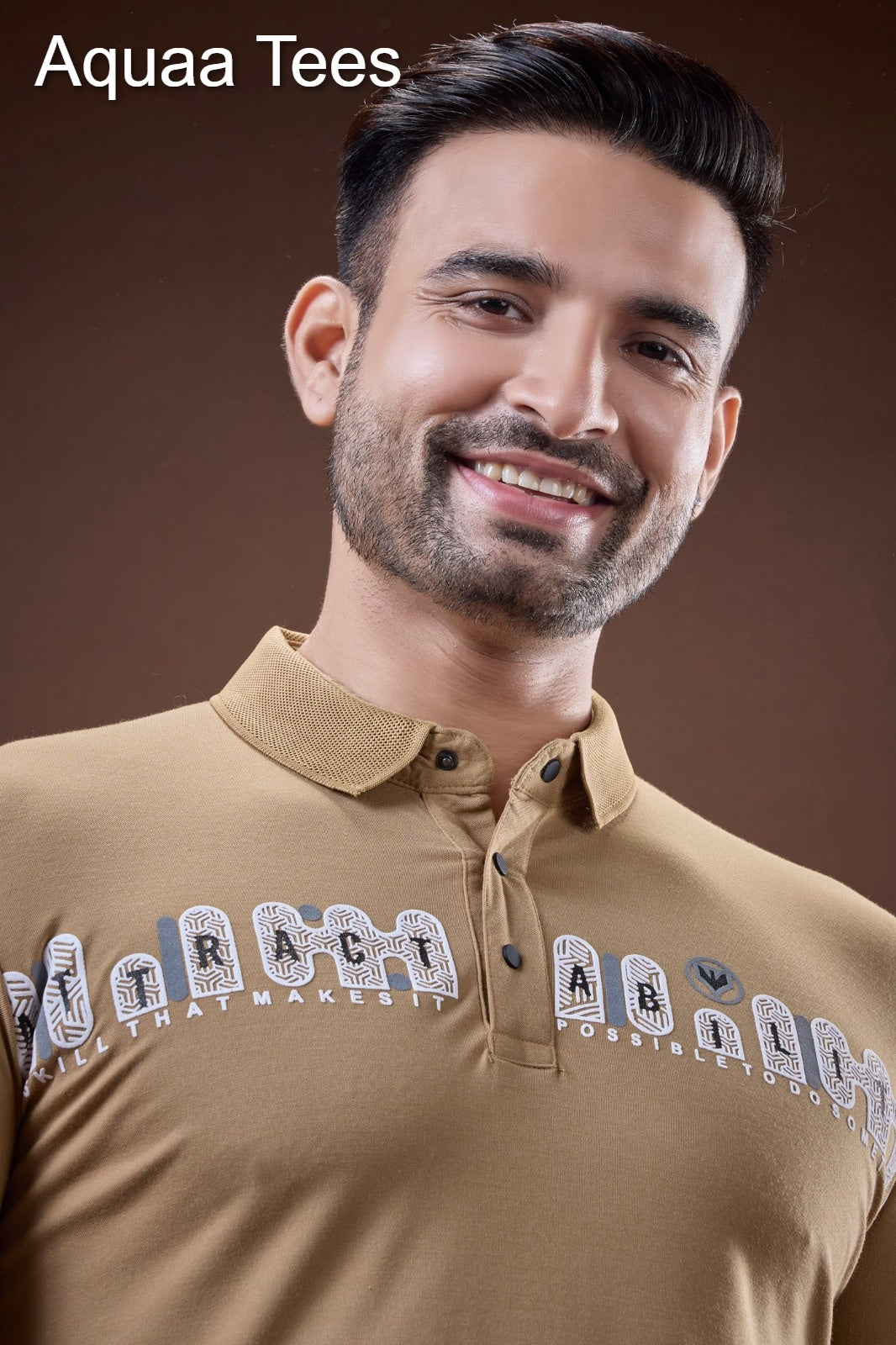 Vol 200 Aquaa Tees Tencil Lycra Mens Tshirts Exporter India