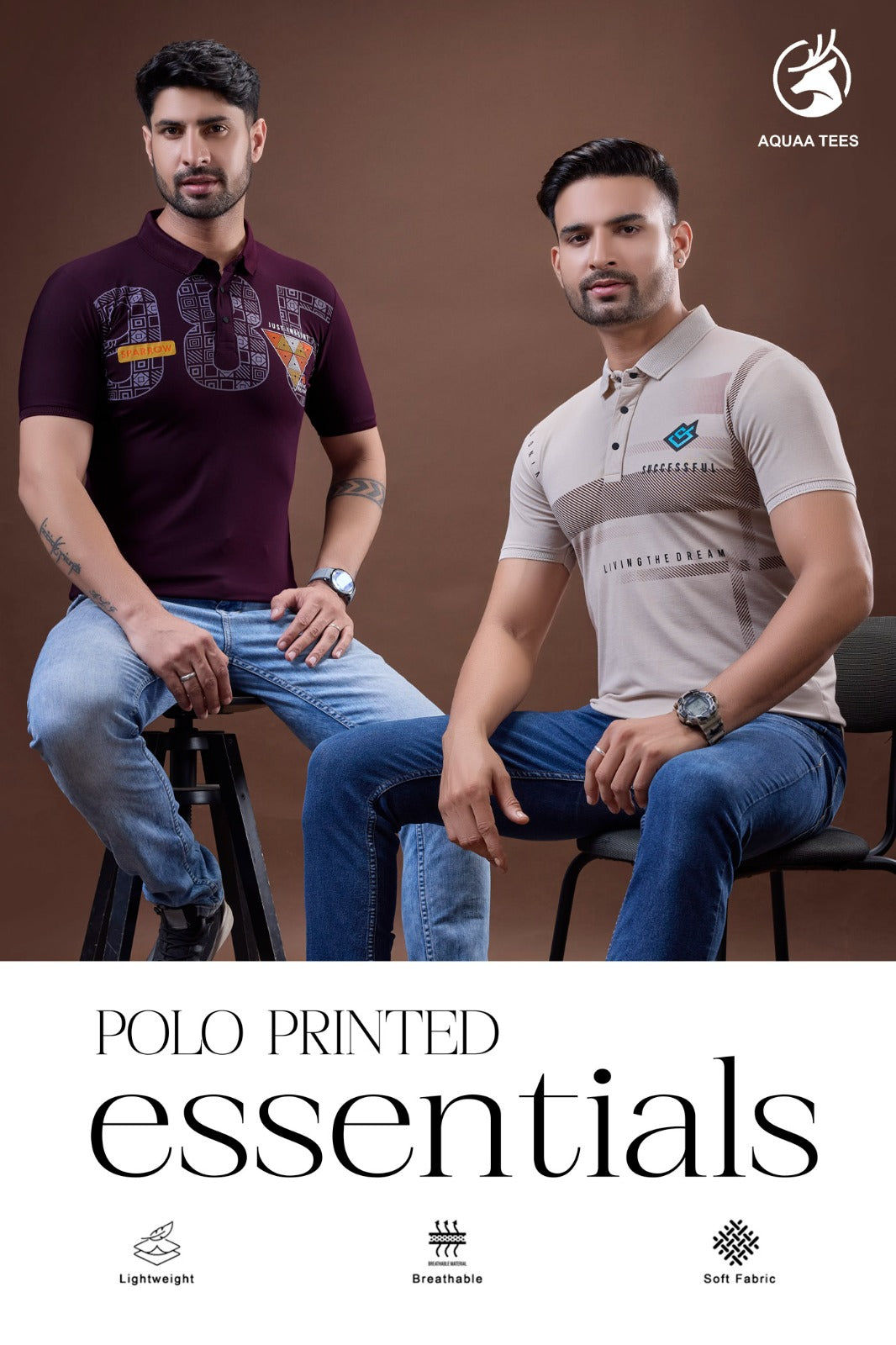 Vol 200 Aquaa Tees Tencil Lycra Mens Tshirts Exporter India