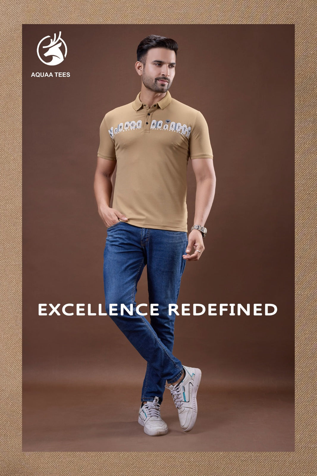 Vol 200 Aquaa Tees Tencil Lycra Mens Tshirts Exporter India