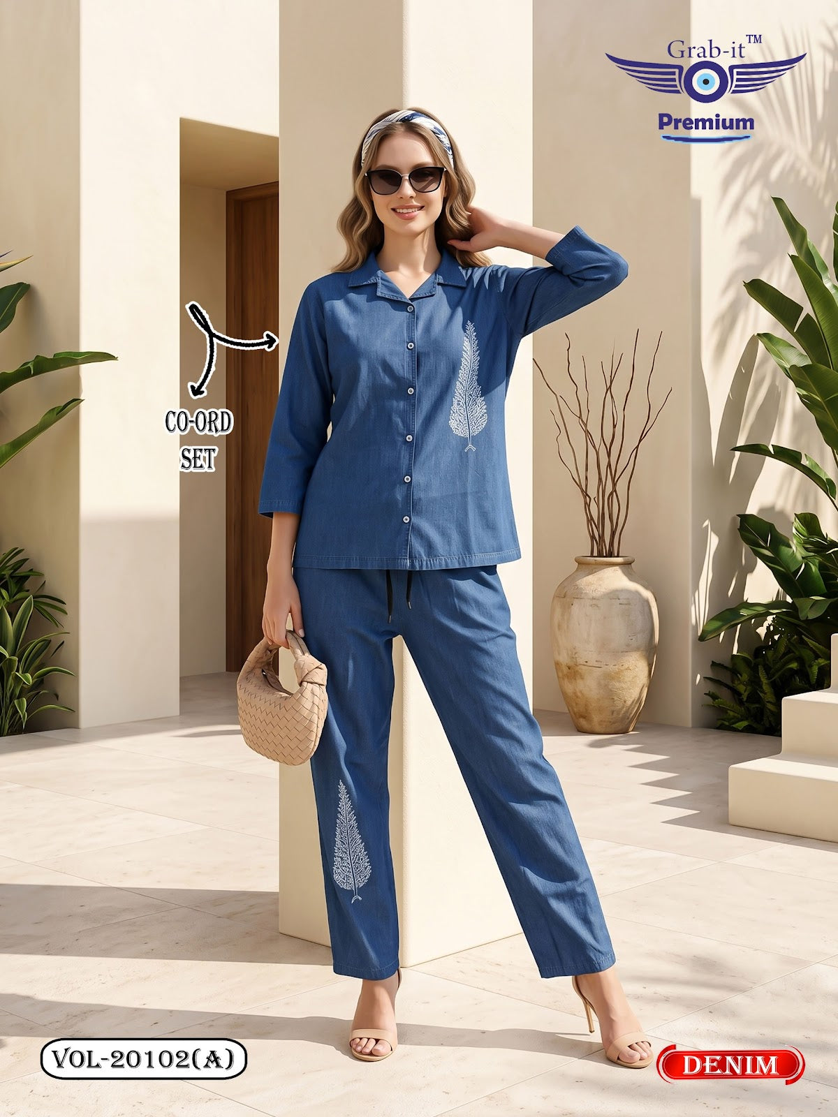 Vol 20102 A Grab It Denim Co Ord Set Supplier