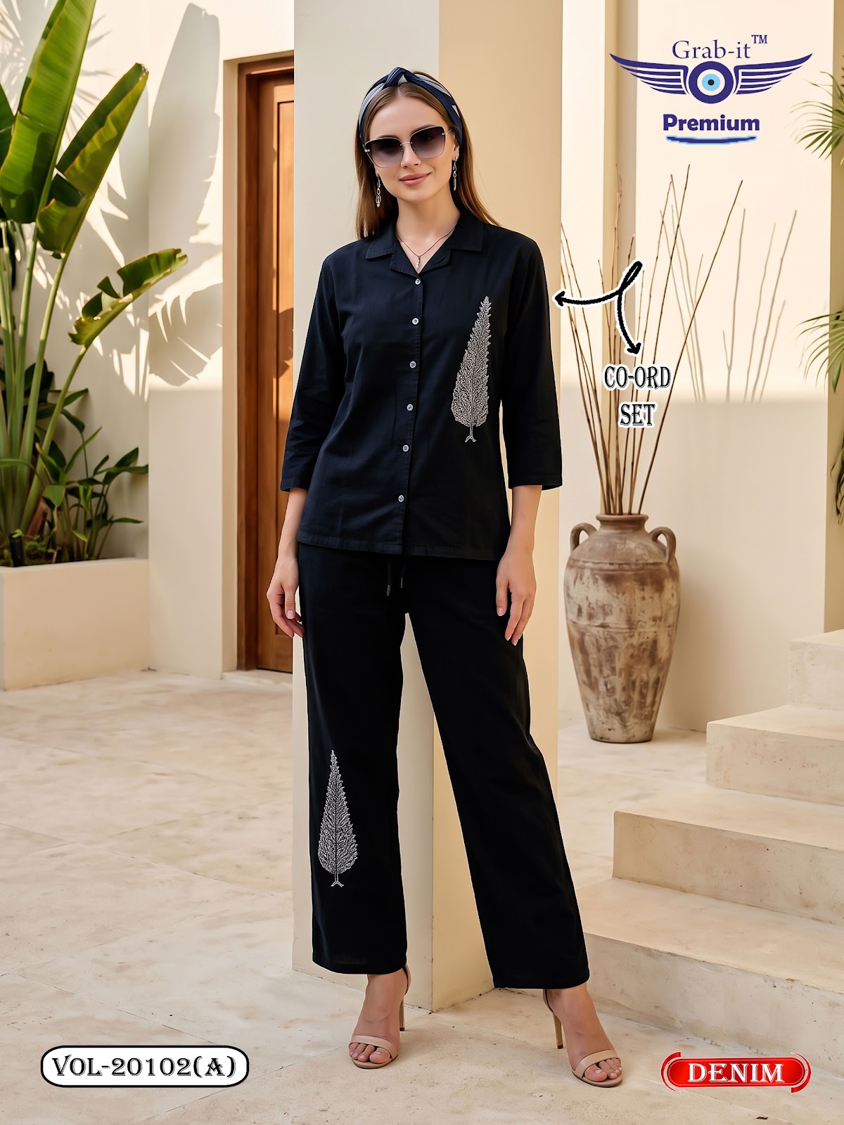 Vol 20102 A Grab It Denim Co Ord Set Supplier