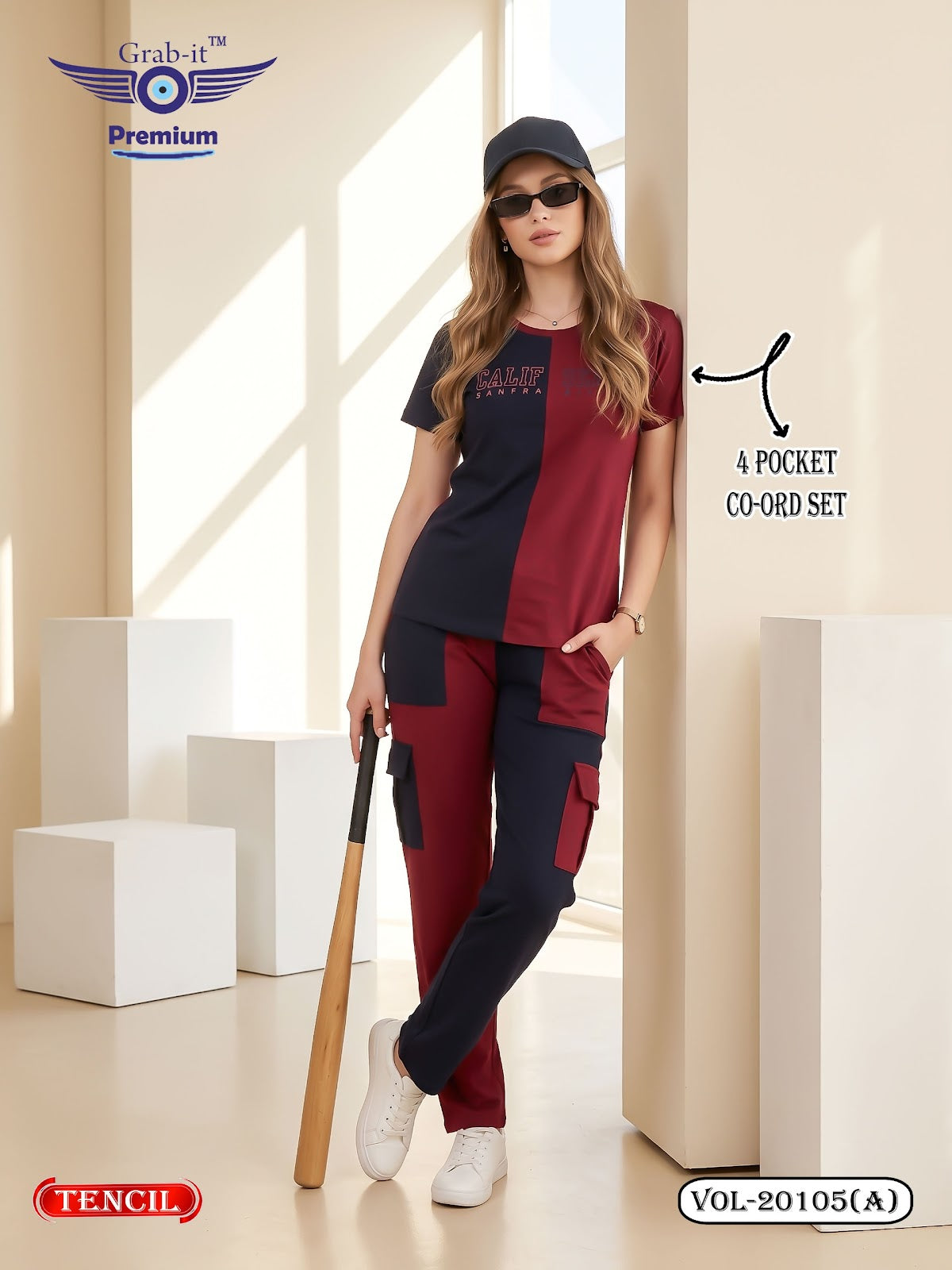 Vol 20105 A Cargo Grab It Tencil Co Ord Set Supplier