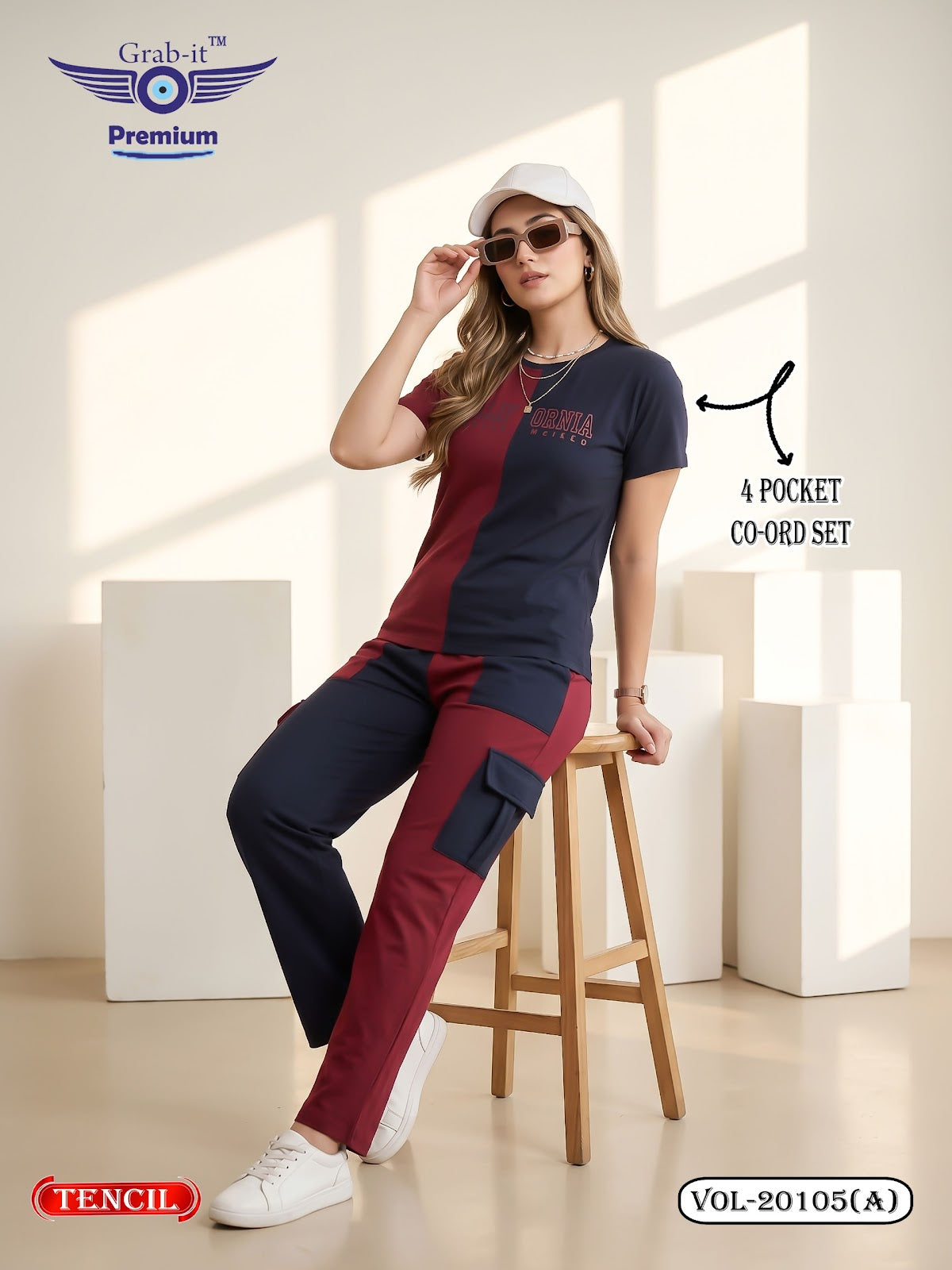 Vol 20105 A Cargo Grab It Tencil Co Ord Set Supplier