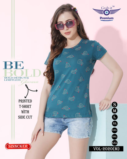 Vol 2020 M Grab It Sinker Women Tshirt Supplier Gujarat
