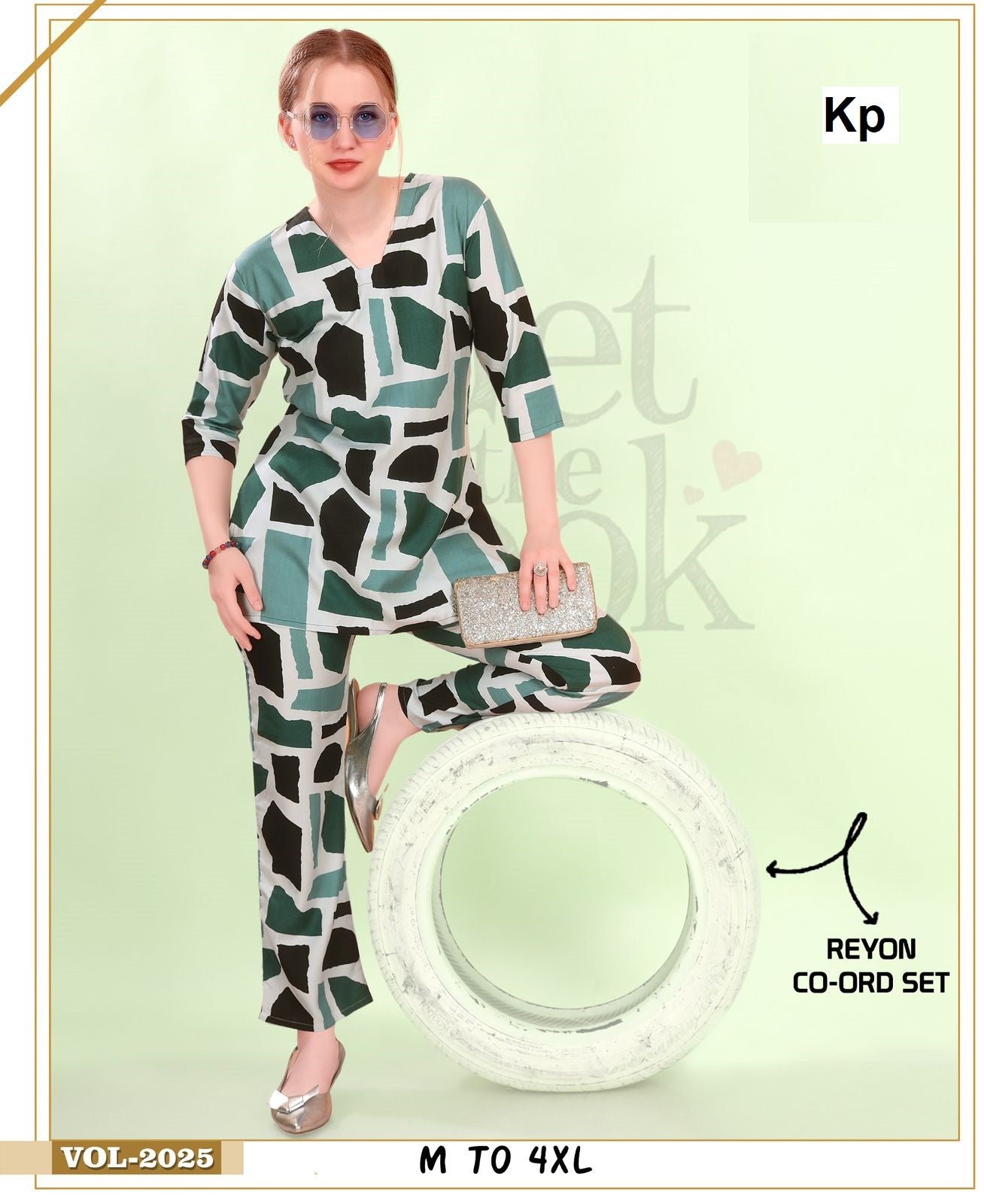 Vol 2025 Kp Reyon Co Ord Set Wholesaler Gujarat