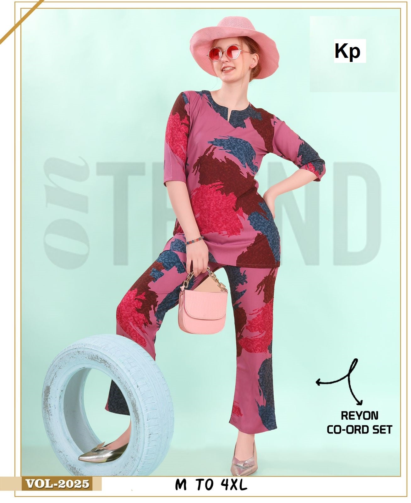 Vol 2025 Kp Reyon Co Ord Set Wholesaler Gujarat