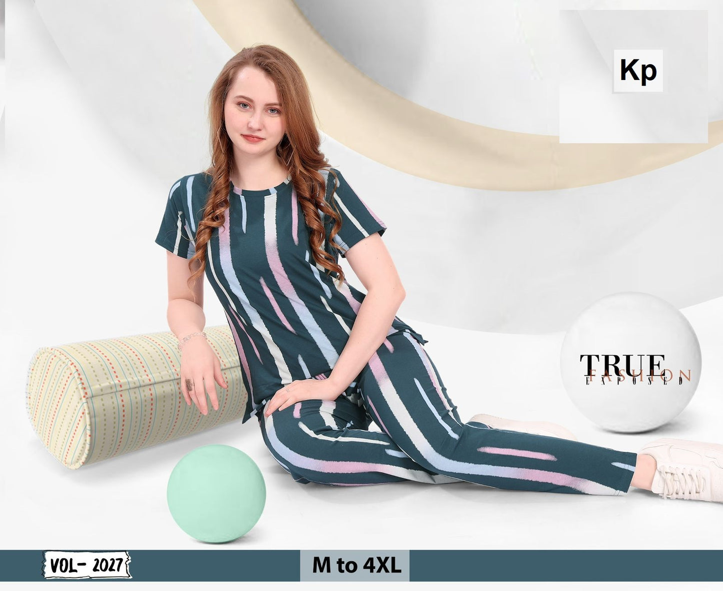 Vol 2027 Kp Hosiery Pyjama Night Suits Exporter Gujarat