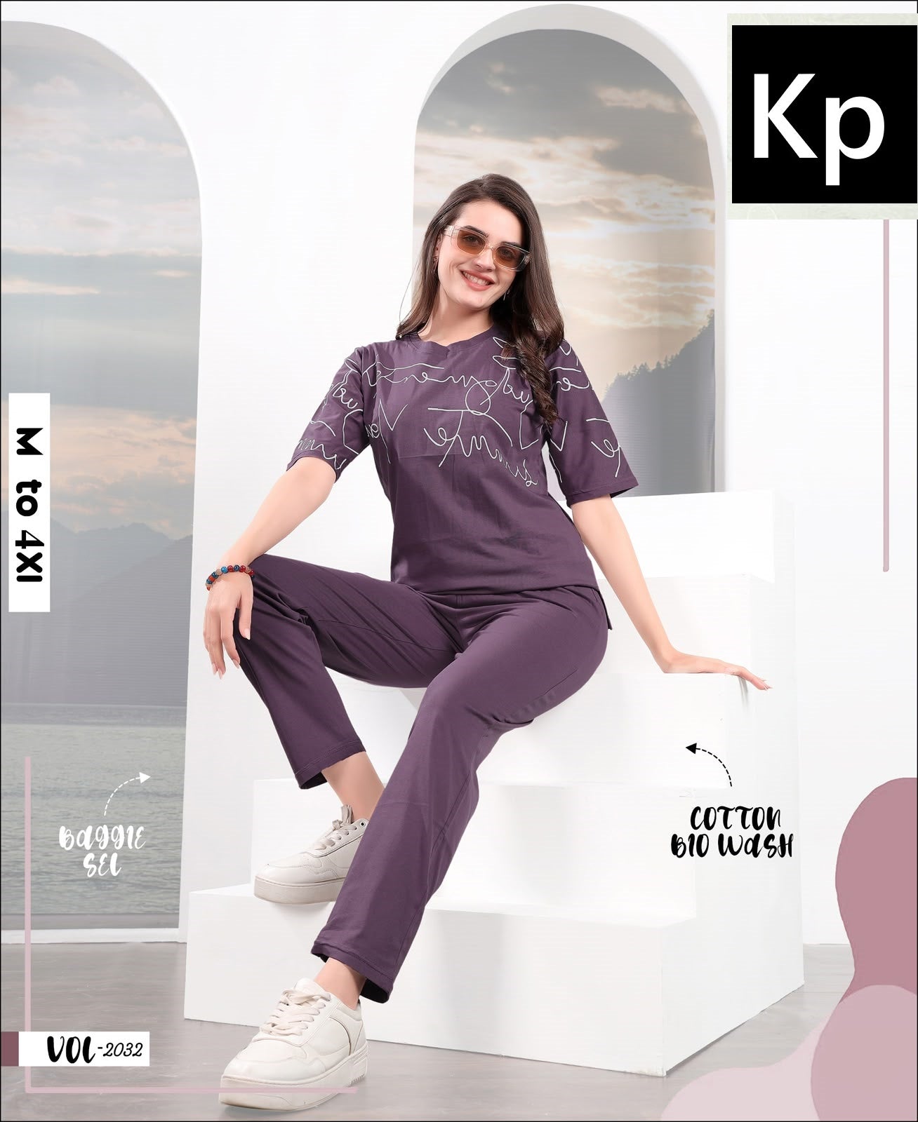 Vol 2032 Colors Kp Cotton Pyjama Night Suits Exporter Ahmedabad
