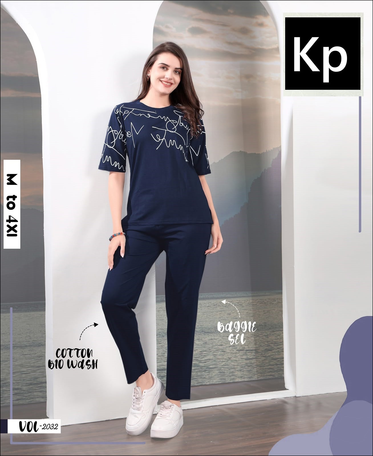 Vol 2032 Colors Kp Cotton Pyjama Night Suits Exporter Ahmedabad