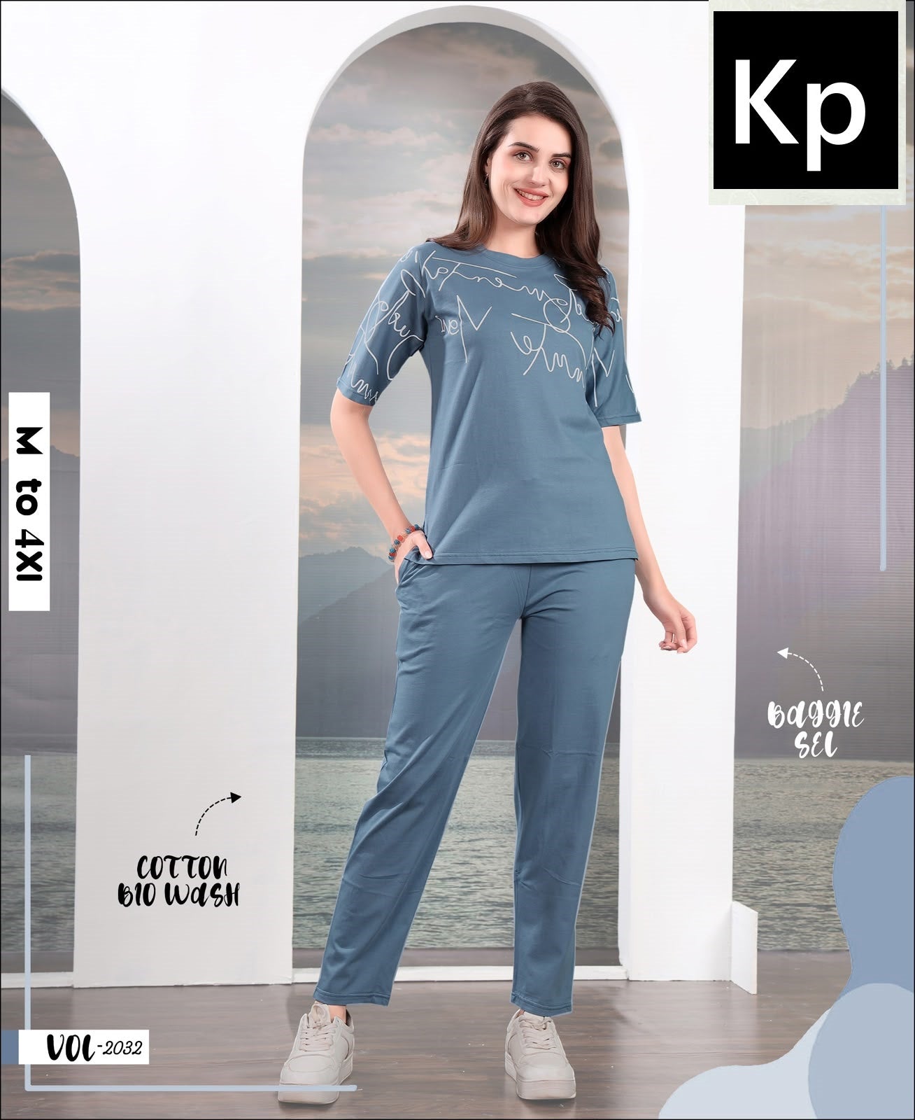 Vol 2032 Colors Kp Cotton Pyjama Night Suits Exporter Ahmedabad