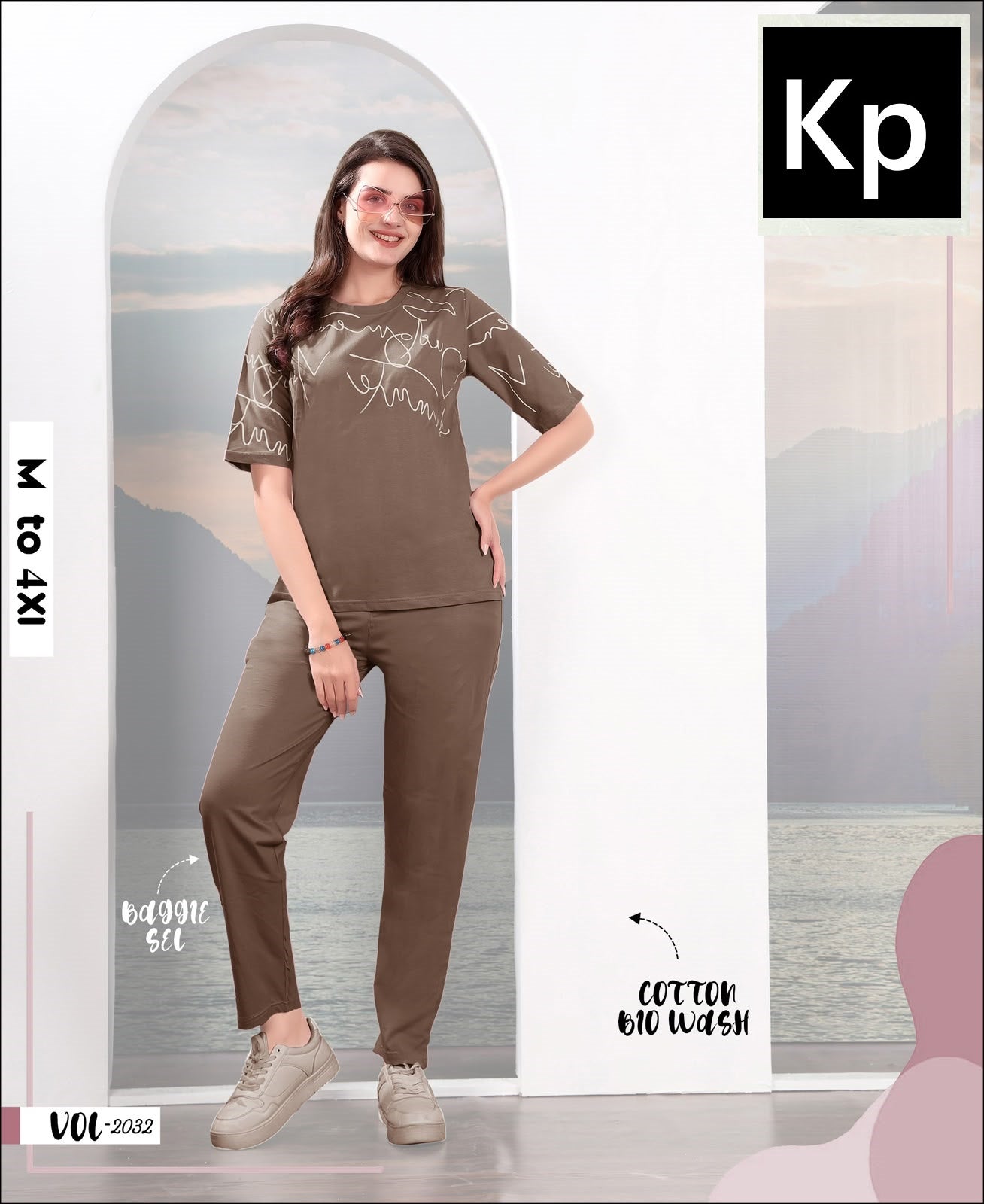 Vol 2032 Colors Kp Cotton Pyjama Night Suits Exporter Ahmedabad