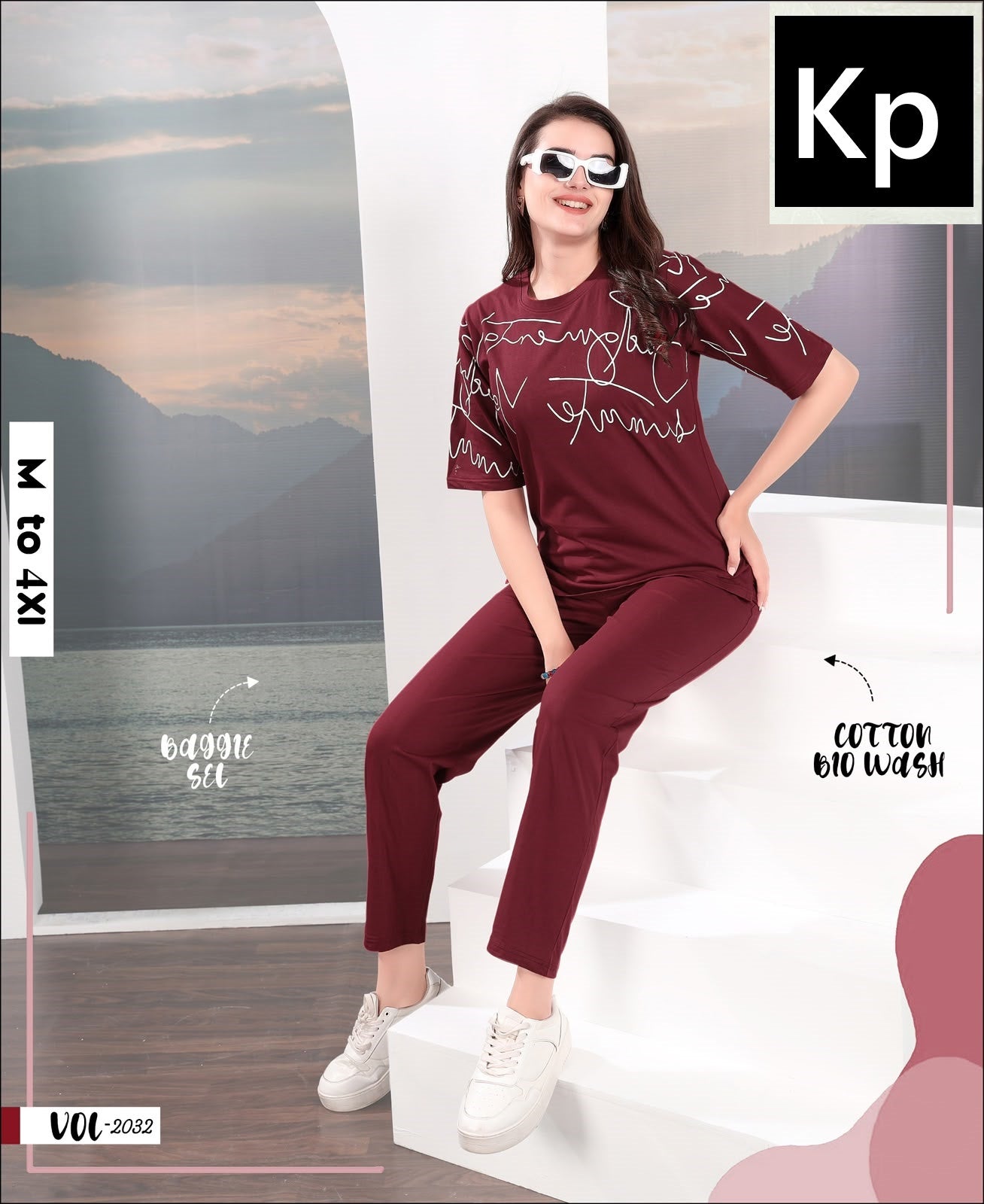 Vol 2032 Colors Kp Cotton Pyjama Night Suits Exporter Ahmedabad