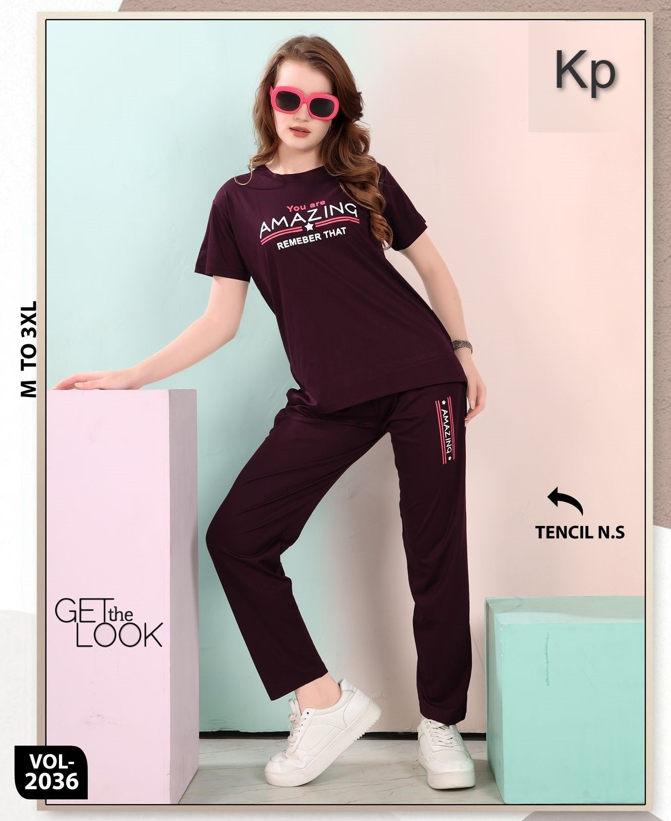 Vol 2036 Kp Tencil Pyjama Night Suits Wholesale Price