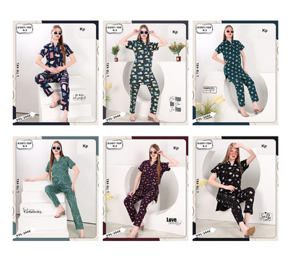 Vol 2040 Kp Hosiery Kurta Night Suits Exporter