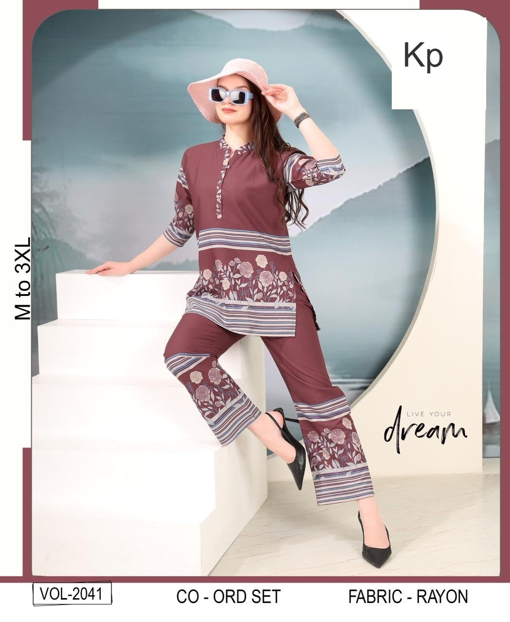 Vol 2041 Kp Rayon Co Ord Set Wholesale Price