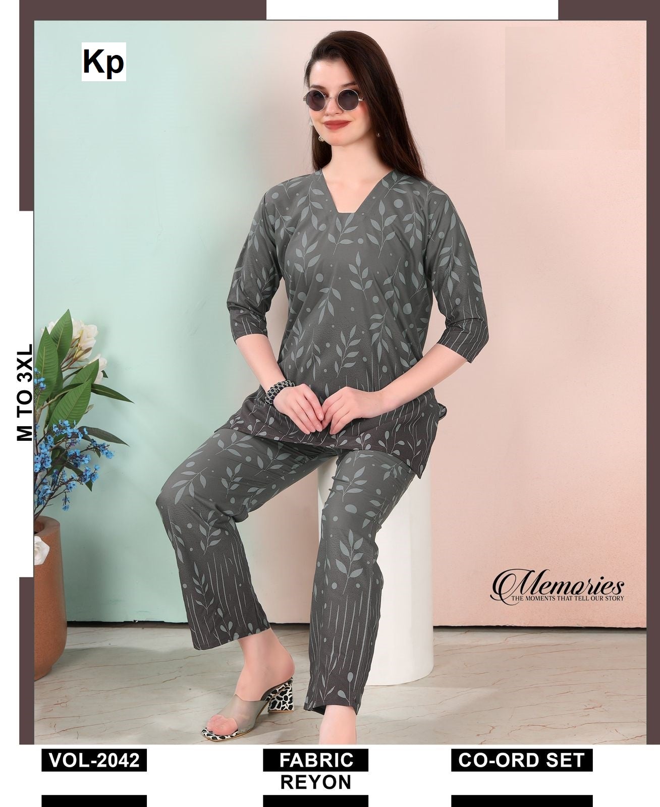 Vol 2042 Kp Rayon Co Ord Set Manufacturer Gujarat