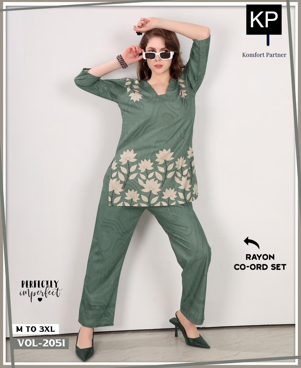Vol 2051 Kp Rayon Co Ord Set Wholesale Price