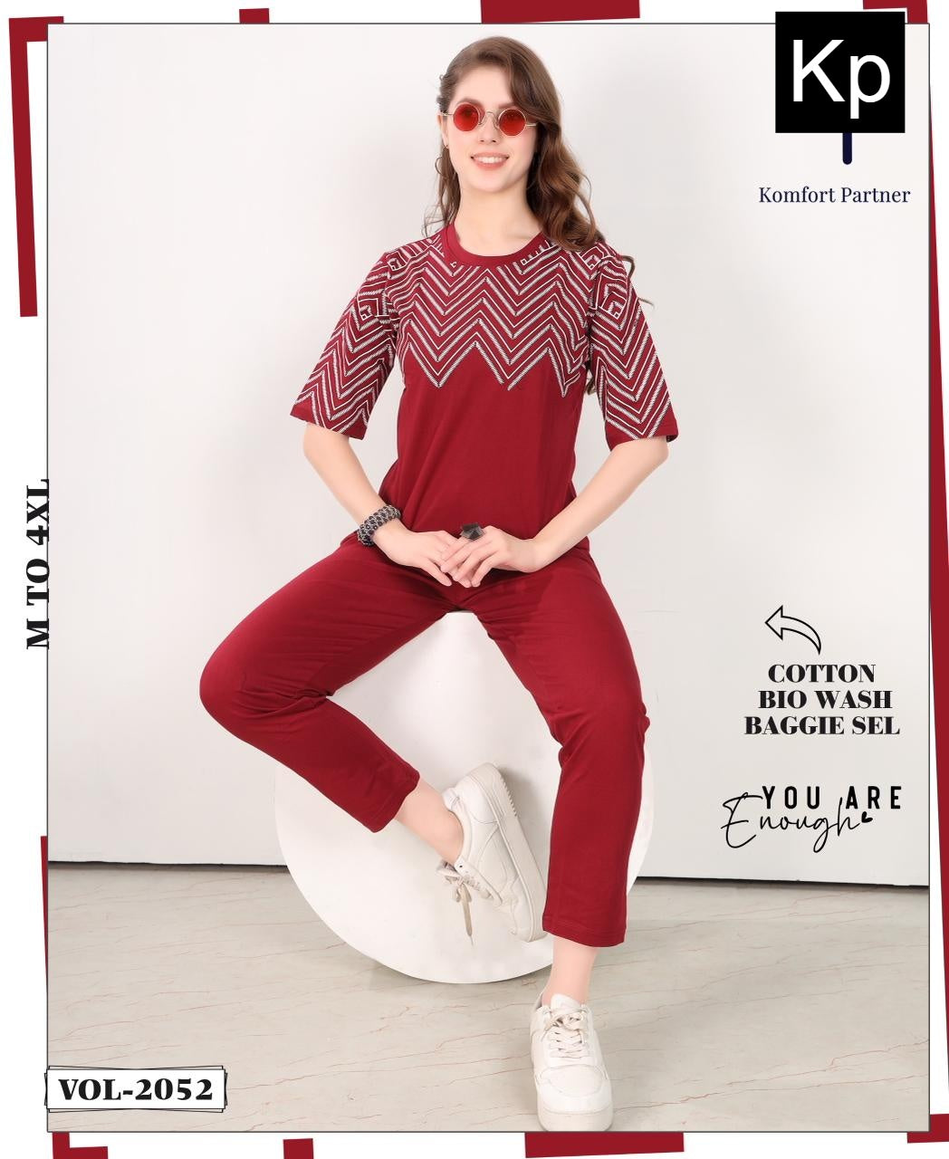 Vol 2052 Kp Cotton Pyjama Night Suits Wholesale Price