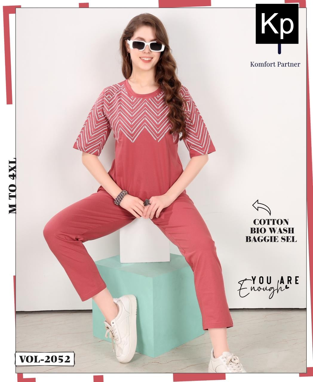 Vol 2052 Kp Cotton Pyjama Night Suits Wholesale Price