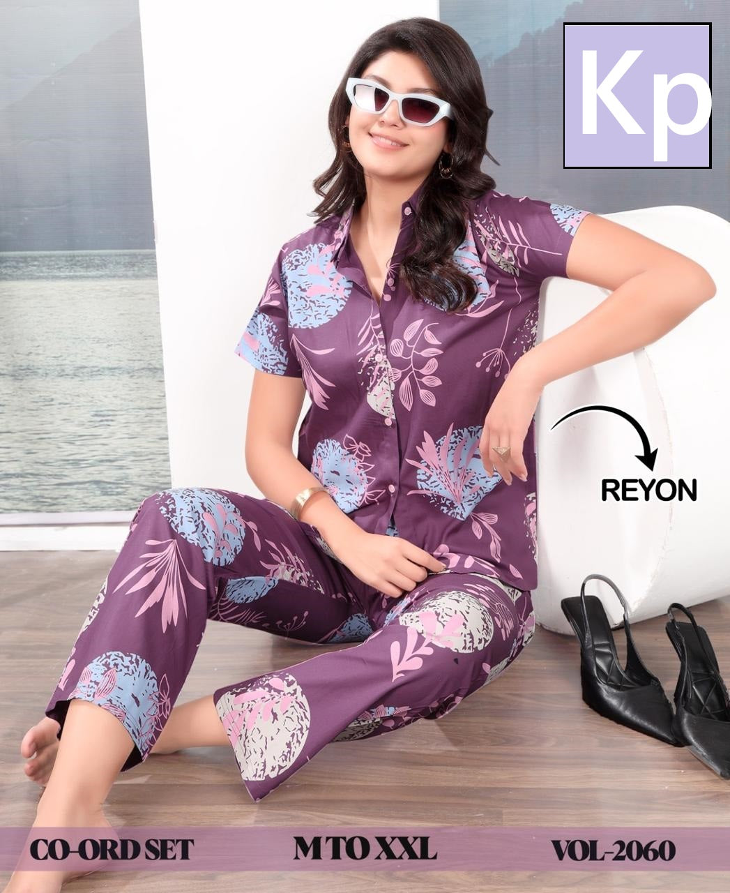 Vol 2060 Kp Rayon Co Ord Set Manufacturer