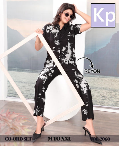 Vol 2060 Kp Rayon Co Ord Set Manufacturer