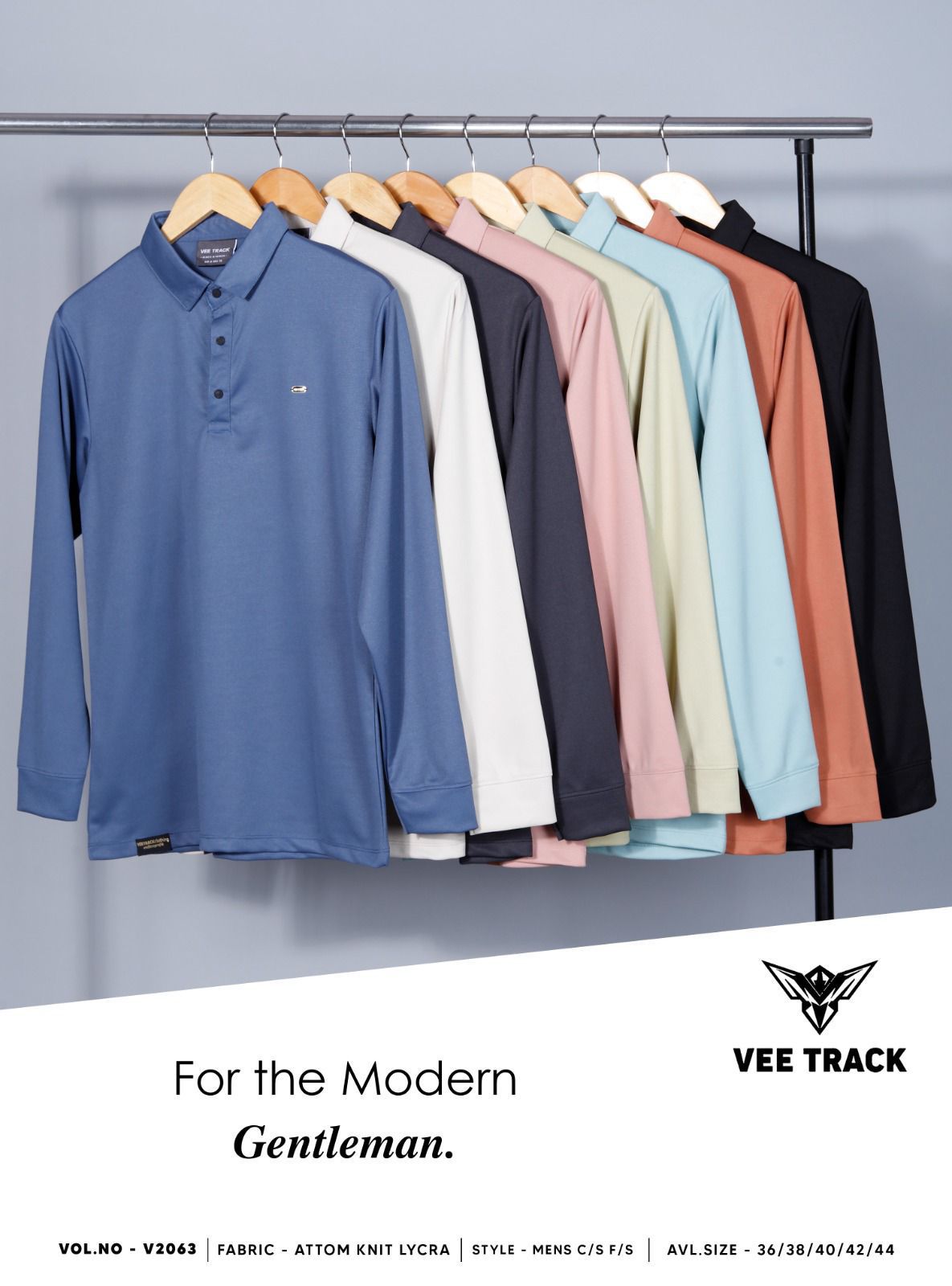 Vol 2063 Vee Track Knit Mens Tshirts Wholesale Price