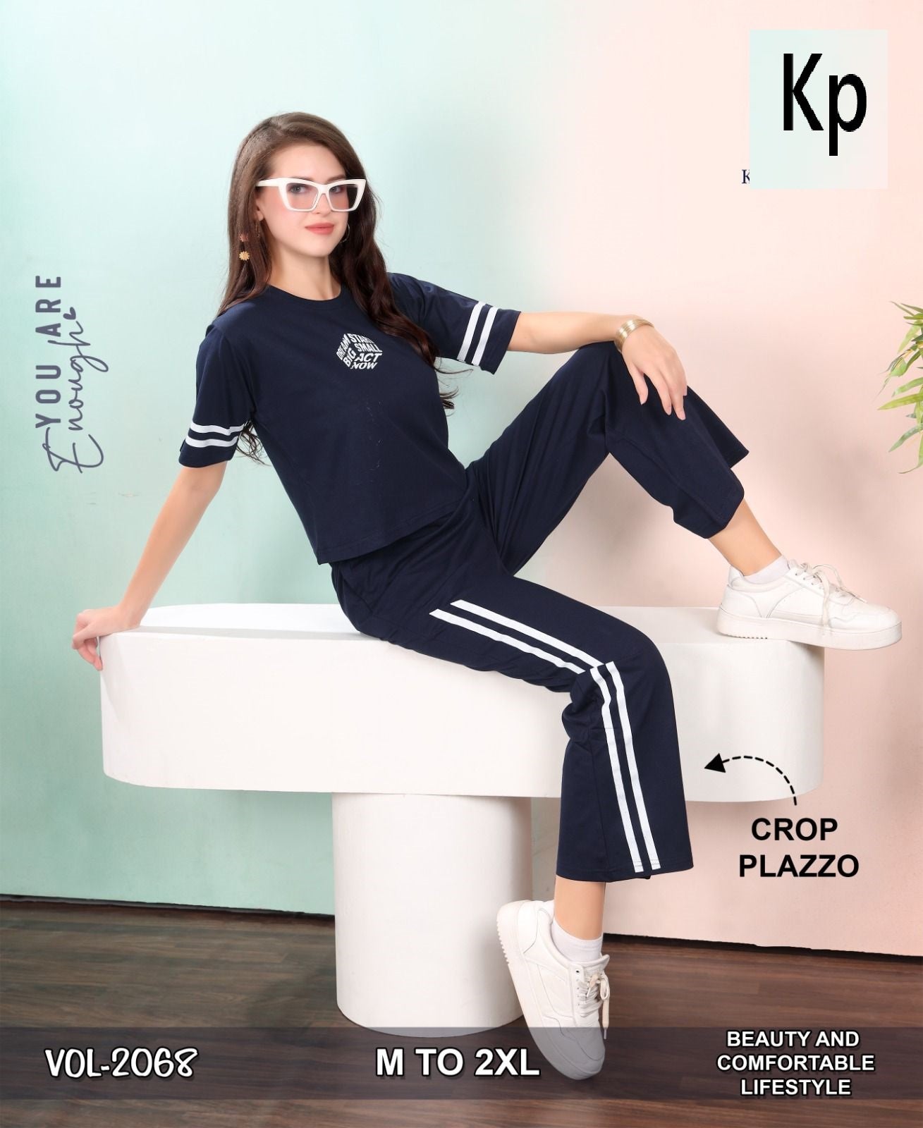 Vol 2068 Kp Cotton Biowashed Co Ord Set Wholesaler Gujarat