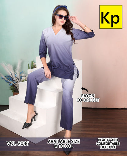 Vol 2086 Kp Rayon Co Ord Set Wholesale Price