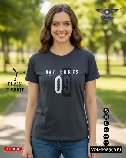 Vol 2089 Af Grab It Tencil Women Tshirt Supplier India