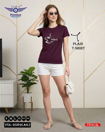 Vol 2089 Ag Grab It Tencil Women Tshirt Supplier Ahmedabad