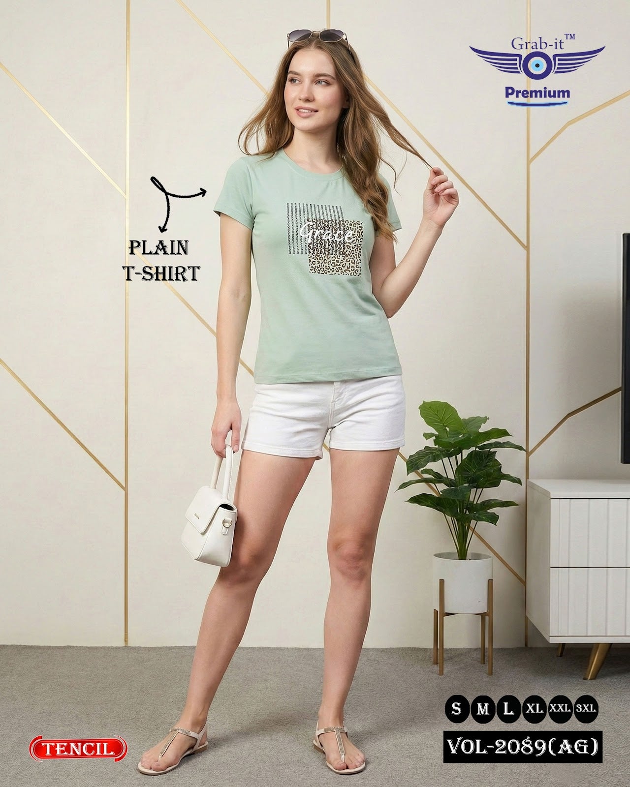 Vol 2089 Ag Grab It Tencil Women Tshirt Supplier Ahmedabad