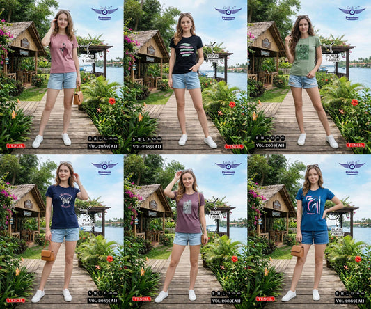 Vol 2089 Ai Grab It Tencil Women Tshirt Manufacturer