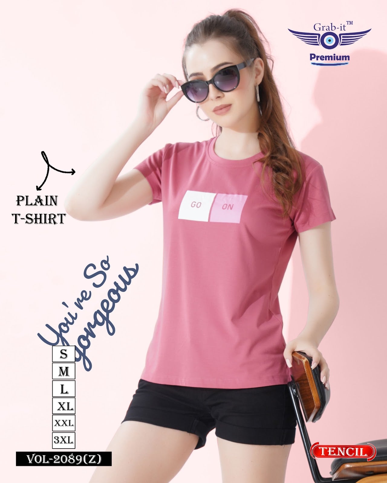 Vol 2089 Z Grab It Tencil Women Tshirt Supplier Ahmedabad