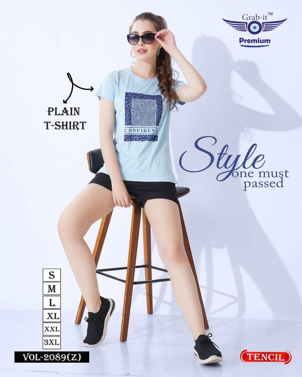 Vol 2089 Z Grab It Tencil Women Tshirt Supplier Ahmedabad